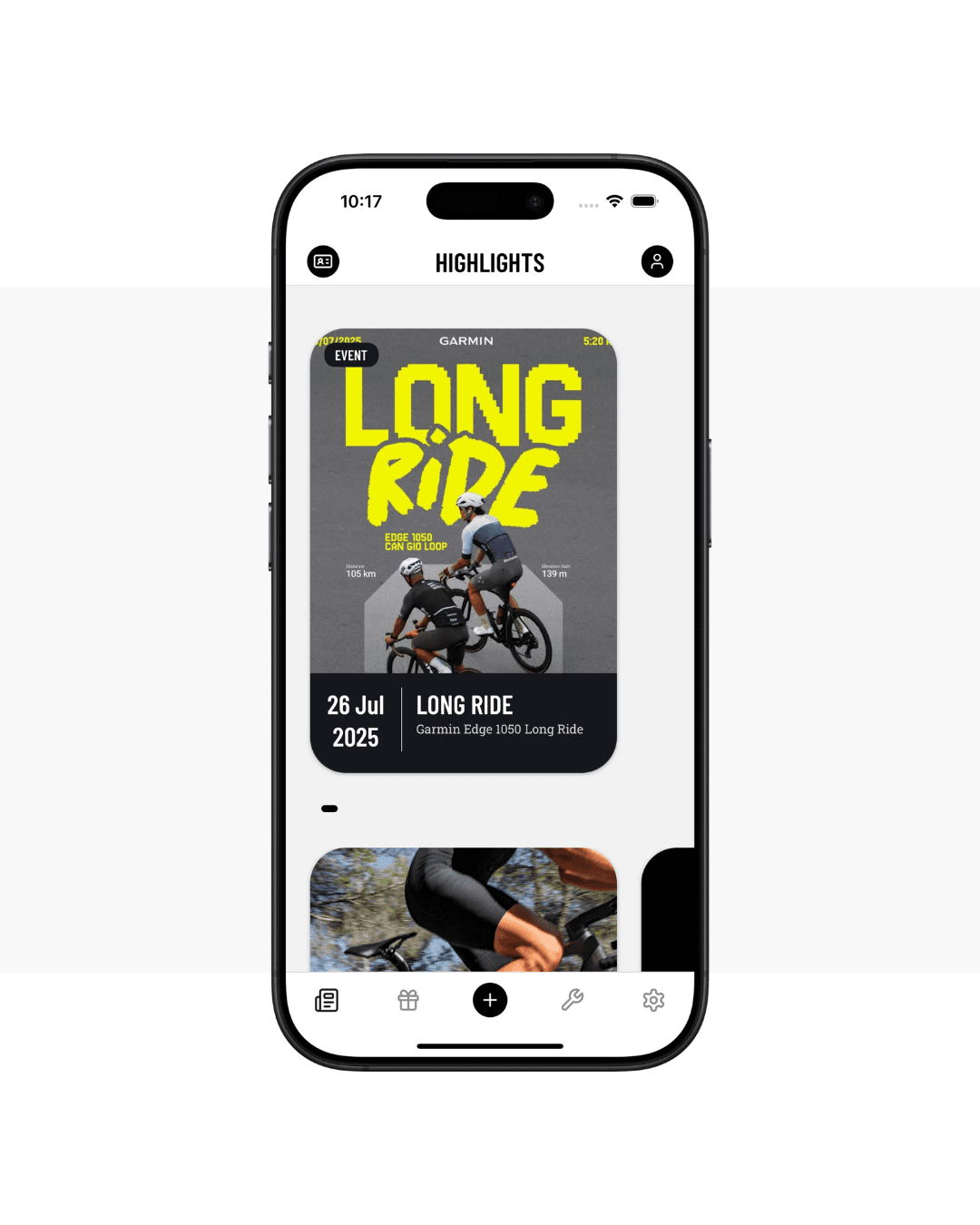 Outsyde Application Highlights Page screenshot